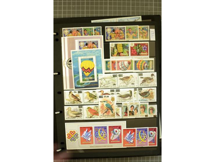 1935/2005, Cook Islands, Aitutaki, Niue & Penrhyn, mounted and unmounted mint collection with better stamps like SG #118-21 a