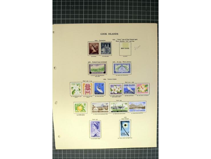 1935/2005, Cook Islands, Aitutaki, Niue & Penrhyn, mounted and unmounted mint collection with better stamps like SG #118-21 a