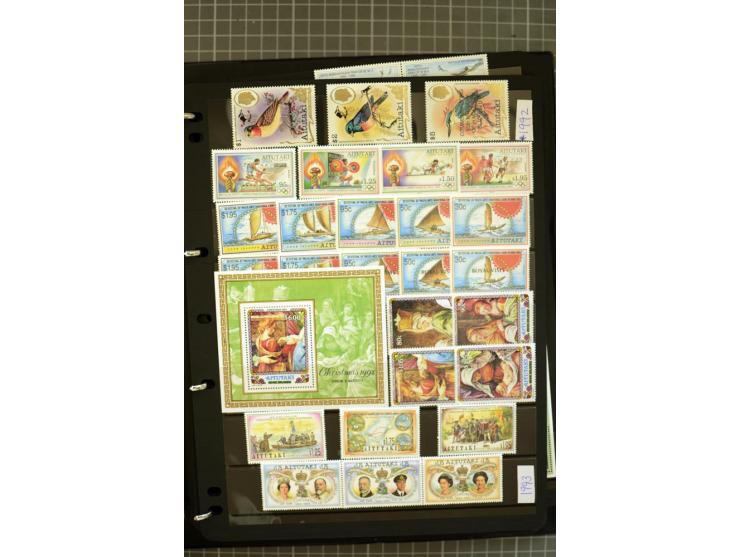 1935/2005, Cook Islands, Aitutaki, Niue & Penrhyn, mounted and unmounted mint collection with better stamps like SG #118-21 a