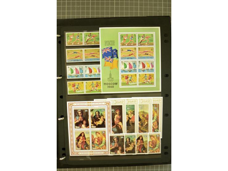 1935/2005, Cook Islands, Aitutaki, Niue & Penrhyn, mounted and unmounted mint collection with better stamps like SG #118-21 a