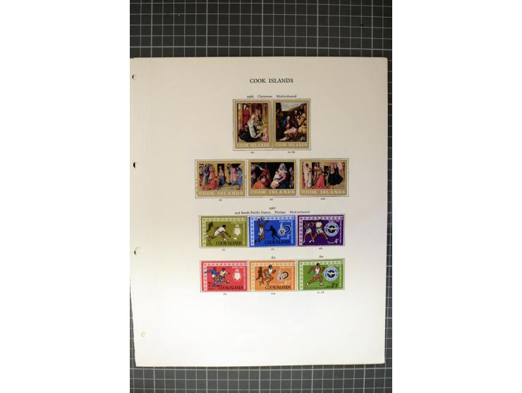 1935/2005, Cook Islands, Aitutaki, Niue & Penrhyn, mounted and unmounted mint collection with better stamps like SG #118-21 a