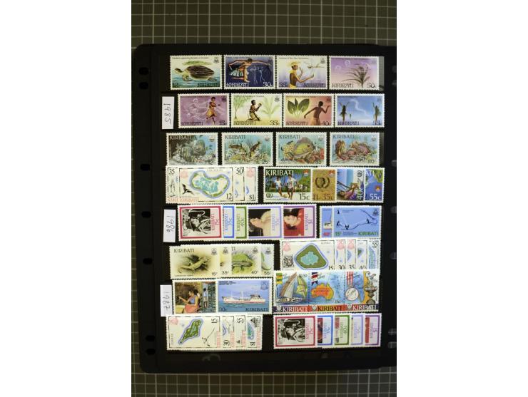 SOUTH PACIFIC: 1937/2005, Fiji, Gilbert Ellice/Kiribati, Nauru and Tuvalu, mainly unmounted mint collection with better stamp