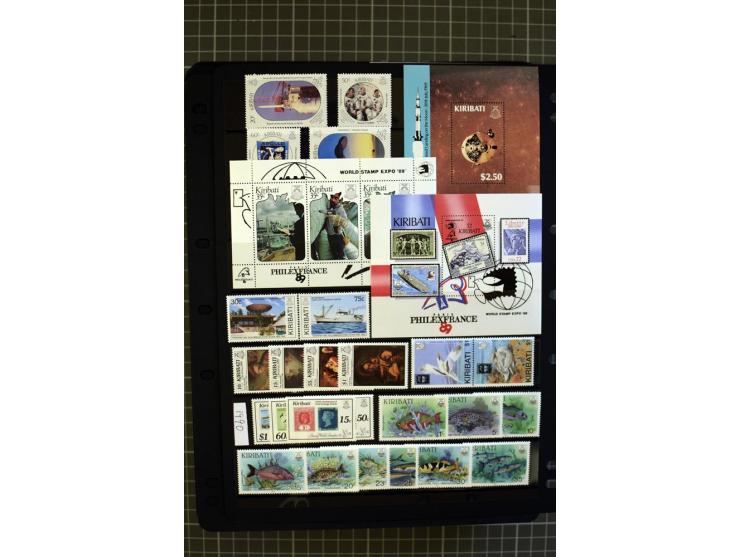 SOUTH PACIFIC: 1937/2005, Fiji, Gilbert Ellice/Kiribati, Nauru and Tuvalu, mainly unmounted mint collection with better stamp