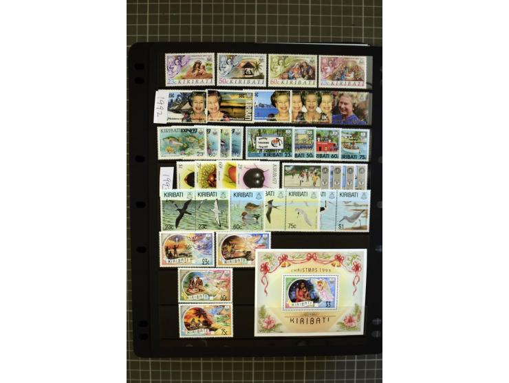 SOUTH PACIFIC: 1937/2005, Fiji, Gilbert Ellice/Kiribati, Nauru and Tuvalu, mainly unmounted mint collection with better stamp