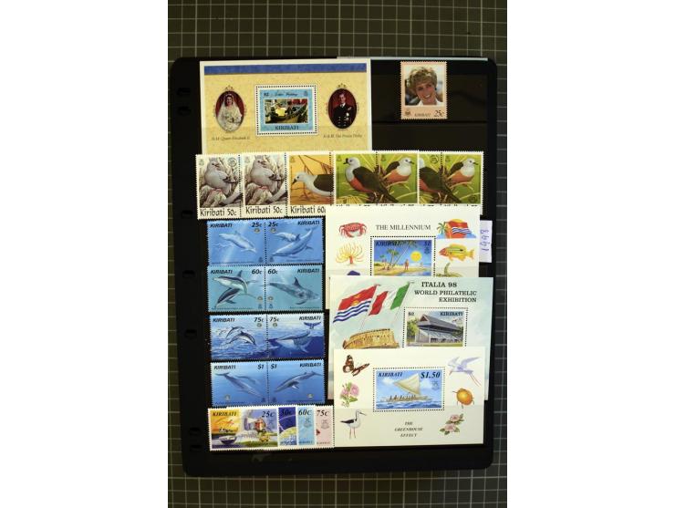 SOUTH PACIFIC: 1937/2005, Fiji, Gilbert Ellice/Kiribati, Nauru and Tuvalu, mainly unmounted mint collection with better stamp