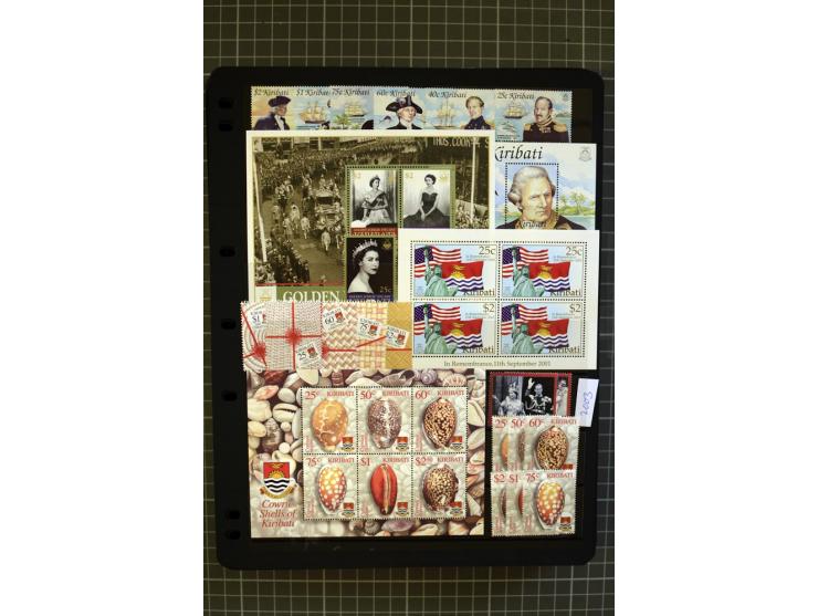 SOUTH PACIFIC: 1937/2005, Fiji, Gilbert Ellice/Kiribati, Nauru and Tuvalu, mainly unmounted mint collection with better stamp