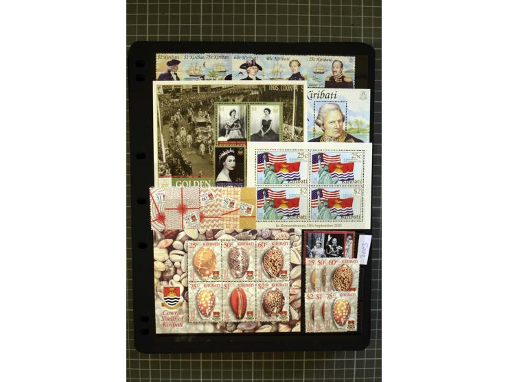 SOUTH PACIFIC: 1937/2005, Fiji, Gilbert Ellice/Kiribati, Nauru and Tuvalu, mainly unmounted mint collection with better stamp