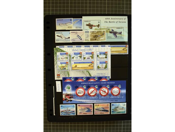SOUTH PACIFIC: 1937/2005, Fiji, Gilbert Ellice/Kiribati, Nauru and Tuvalu, mainly unmounted mint collection with better stamp
