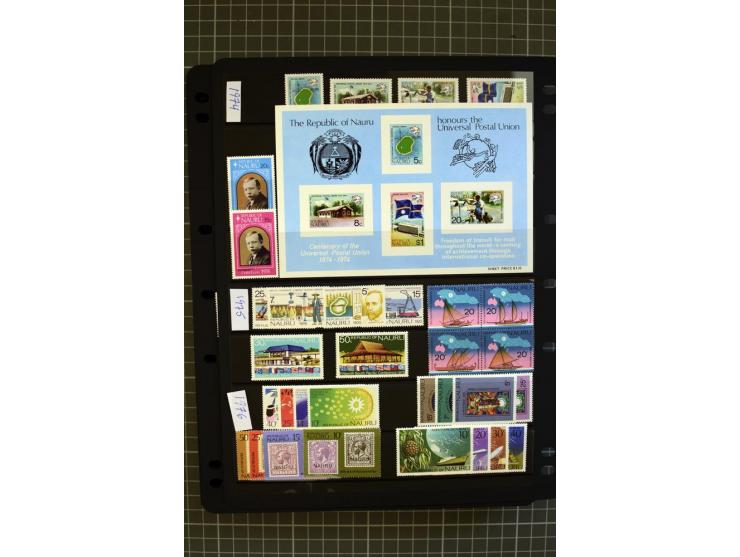 SOUTH PACIFIC: 1937/2005, Fiji, Gilbert Ellice/Kiribati, Nauru and Tuvalu, mainly unmounted mint collection with better stamp