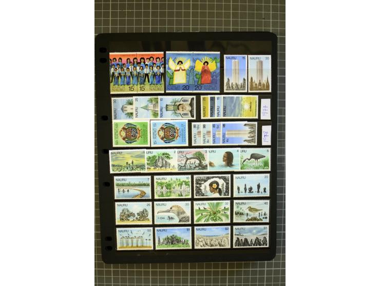 SOUTH PACIFIC: 1937/2005, Fiji, Gilbert Ellice/Kiribati, Nauru and Tuvalu, mainly unmounted mint collection with better stamp