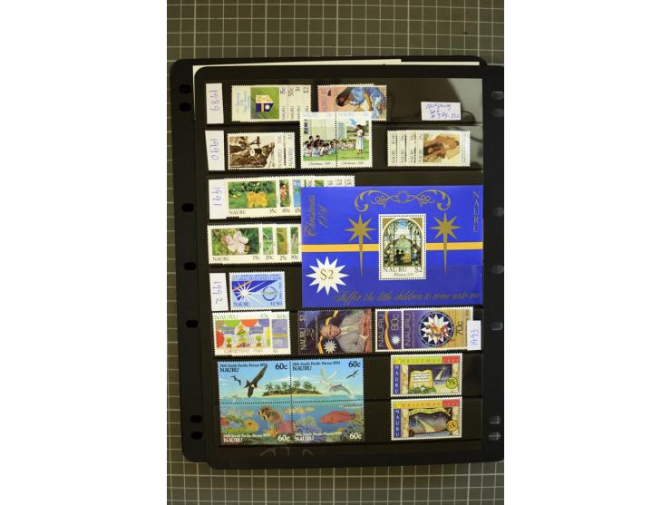 SOUTH PACIFIC: 1937/2005, Fiji, Gilbert Ellice/Kiribati, Nauru and Tuvalu, mainly unmounted mint collection with better stamp
