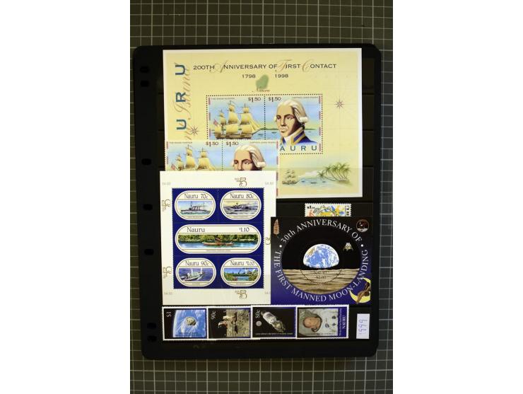 SOUTH PACIFIC: 1937/2005, Fiji, Gilbert Ellice/Kiribati, Nauru and Tuvalu, mainly unmounted mint collection with better stamp