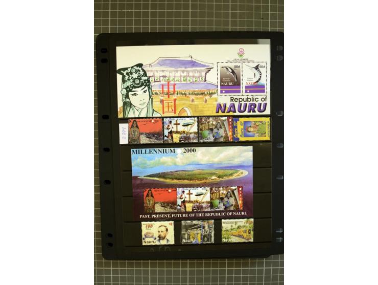 SOUTH PACIFIC: 1937/2005, Fiji, Gilbert Ellice/Kiribati, Nauru and Tuvalu, mainly unmounted mint collection with better stamp