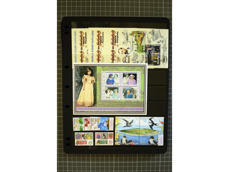 SOUTH PACIFIC: 1937/2005, Fiji, Gilbert Ellice/Kiribati, Nauru and Tuvalu, mainly unmounted mint collection with better stamp