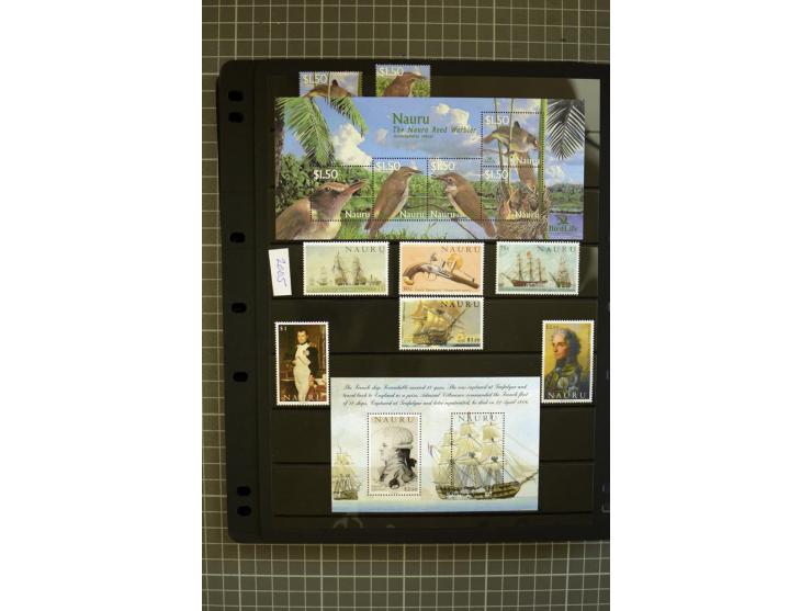 SOUTH PACIFIC: 1937/2005, Fiji, Gilbert Ellice/Kiribati, Nauru and Tuvalu, mainly unmounted mint collection with better stamp