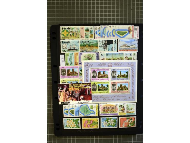 SOUTH PACIFIC: 1937/2005, Fiji, Gilbert Ellice/Kiribati, Nauru and Tuvalu, mainly unmounted mint collection with better stamp