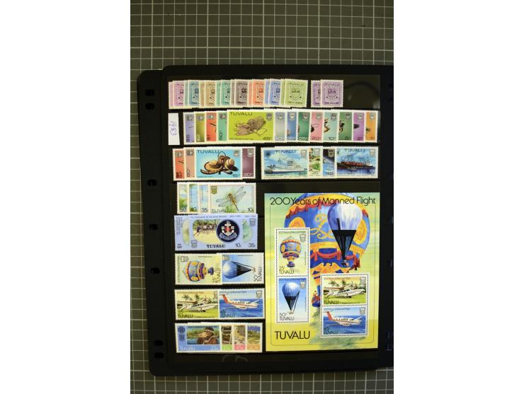 SOUTH PACIFIC: 1937/2005, Fiji, Gilbert Ellice/Kiribati, Nauru and Tuvalu, mainly unmounted mint collection with better stamp