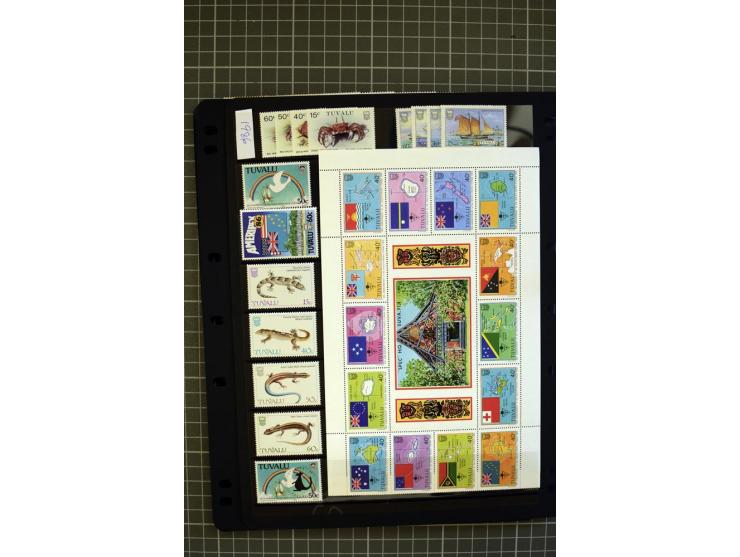 SOUTH PACIFIC: 1937/2005, Fiji, Gilbert Ellice/Kiribati, Nauru and Tuvalu, mainly unmounted mint collection with better stamp
