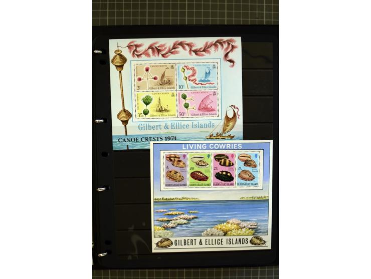 SOUTH PACIFIC: 1937/2005, Fiji, Gilbert Ellice/Kiribati, Nauru and Tuvalu, mainly unmounted mint collection with better stamp