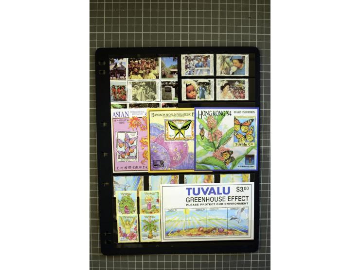 SOUTH PACIFIC: 1937/2005, Fiji, Gilbert Ellice/Kiribati, Nauru and Tuvalu, mainly unmounted mint collection with better stamp