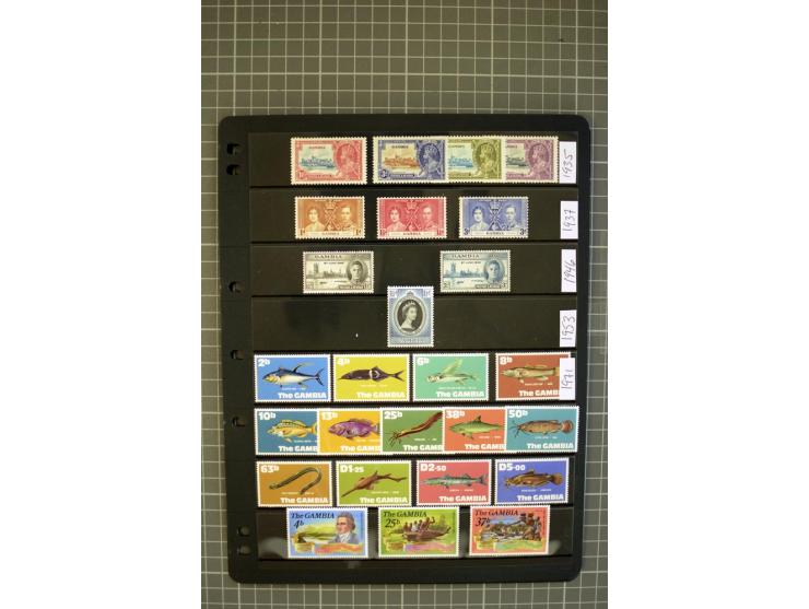 1937/93, mounted and unmounted mint collection with better stamps like SG 150-61 and 171-85, from 1971 on unmounted mint, goo