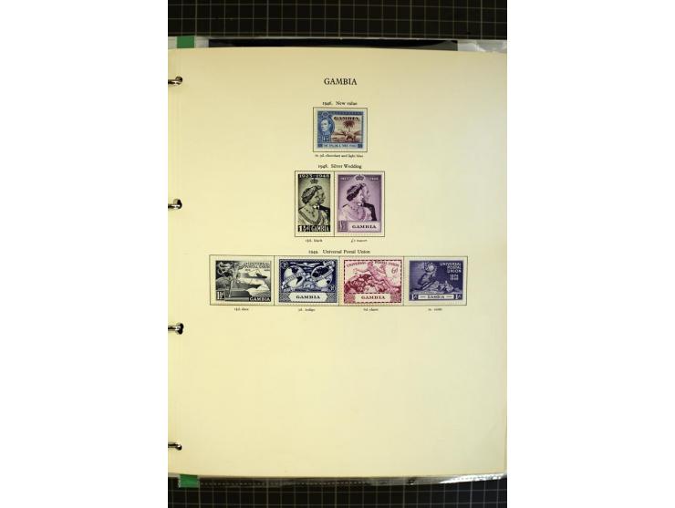 1937/93, mounted and unmounted mint collection with better stamps like SG 150-61 and 171-85, from 1971 on unmounted mint, goo