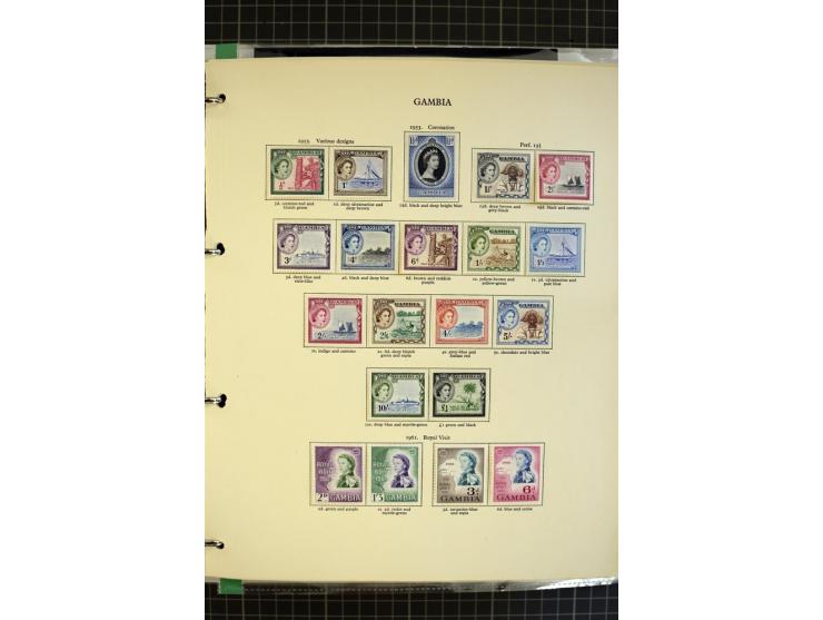 1937/93, mounted and unmounted mint collection with better stamps like SG 150-61 and 171-85, from 1971 on unmounted mint, goo
