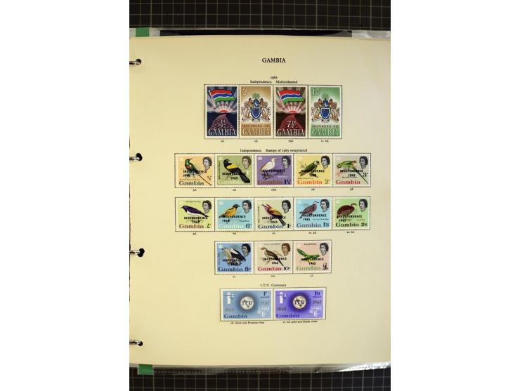 1937/93, mounted and unmounted mint collection with better stamps like SG 150-61 and 171-85, from 1971 on unmounted mint, goo