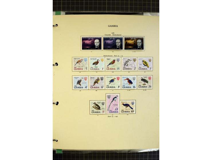 1937/93, mounted and unmounted mint collection with better stamps like SG 150-61 and 171-85, from 1971 on unmounted mint, goo