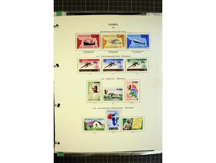 1937/93, mounted and unmounted mint collection with better stamps like SG 150-61 and 171-85, from 1971 on unmounted mint, goo