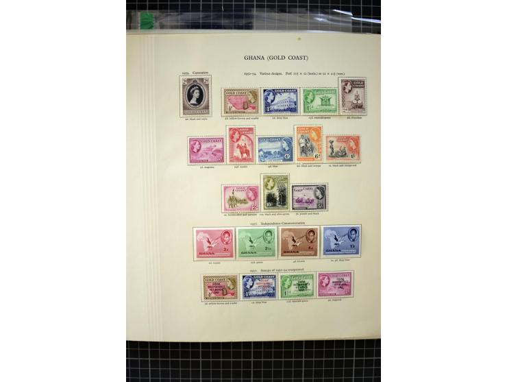 1937/85, used and mint collection containing some better issues including SG# 120-32, Independent Ghana mostly unmounted mint