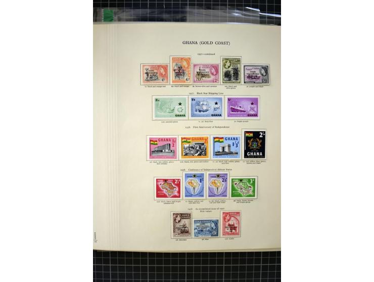1937/85, used and mint collection containing some better issues including SG# 120-32, Independent Ghana mostly unmounted mint