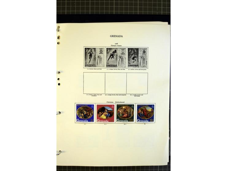 1876/1980, mounted and unmounted mint collection with better stamps like SG #153-163d, also some booklets, from 1971 on unmou
