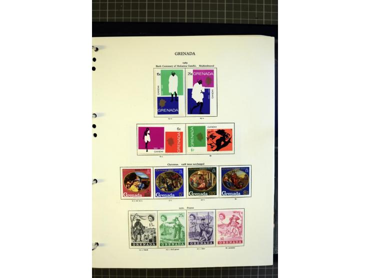 1876/1980, mounted and unmounted mint collection with better stamps like SG #153-163d, also some booklets, from 1971 on unmou