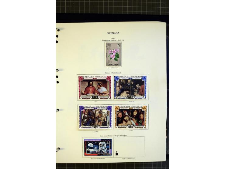 1876/1980, mounted and unmounted mint collection with better stamps like SG #153-163d, also some booklets, from 1971 on unmou