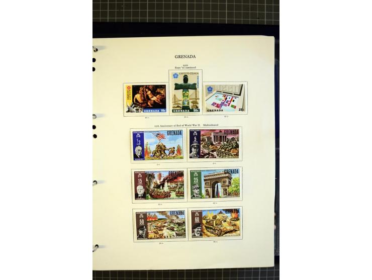 1876/1980, mounted and unmounted mint collection with better stamps like SG #153-163d, also some booklets, from 1971 on unmou