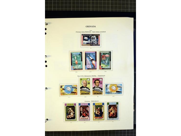 1876/1980, mounted and unmounted mint collection with better stamps like SG #153-163d, also some booklets, from 1971 on unmou