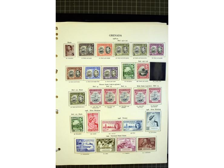 1876/1980, mounted and unmounted mint collection with better stamps like SG #153-163d, also some booklets, from 1971 on unmou