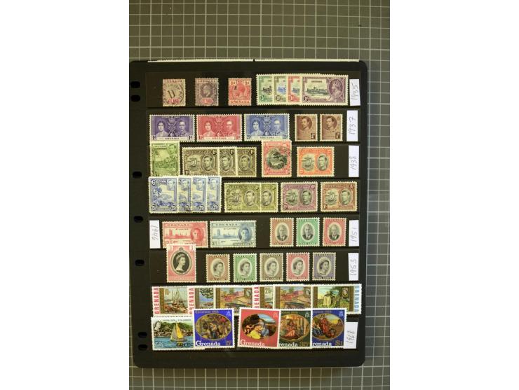 1876/1980, mounted and unmounted mint collection with better stamps like SG #153-163d, also some booklets, from 1971 on unmou
