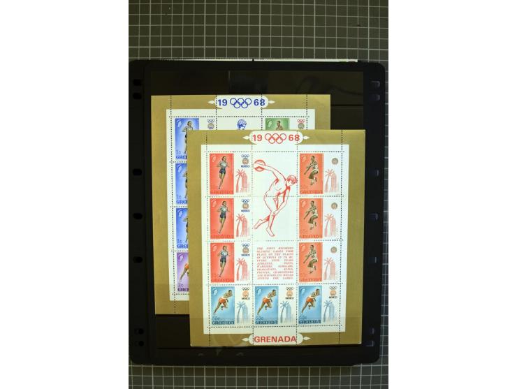 1876/1980, mounted and unmounted mint collection with better stamps like SG #153-163d, also some booklets, from 1971 on unmou