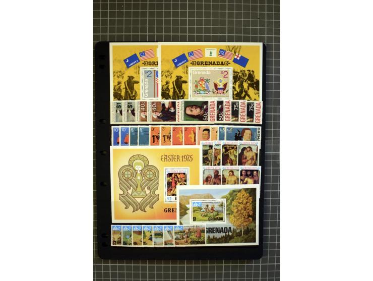 1876/1980, mounted and unmounted mint collection with better stamps like SG #153-163d, also some booklets, from 1971 on unmou