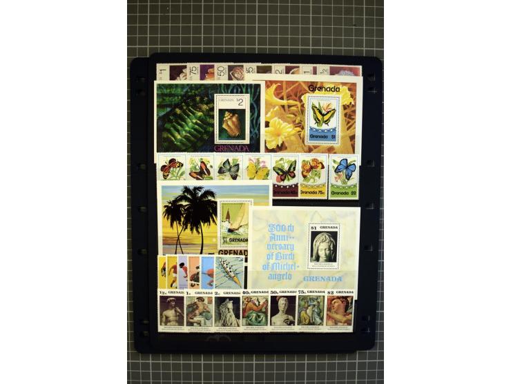 1876/1980, mounted and unmounted mint collection with better stamps like SG #153-163d, also some booklets, from 1971 on unmou