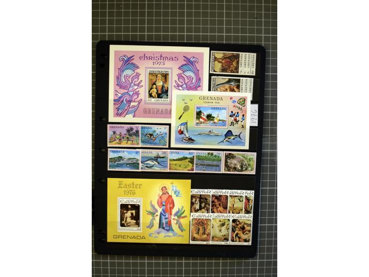 1876/1980, mounted and unmounted mint collection with better stamps like SG #153-163d, also some booklets, from 1971 on unmou