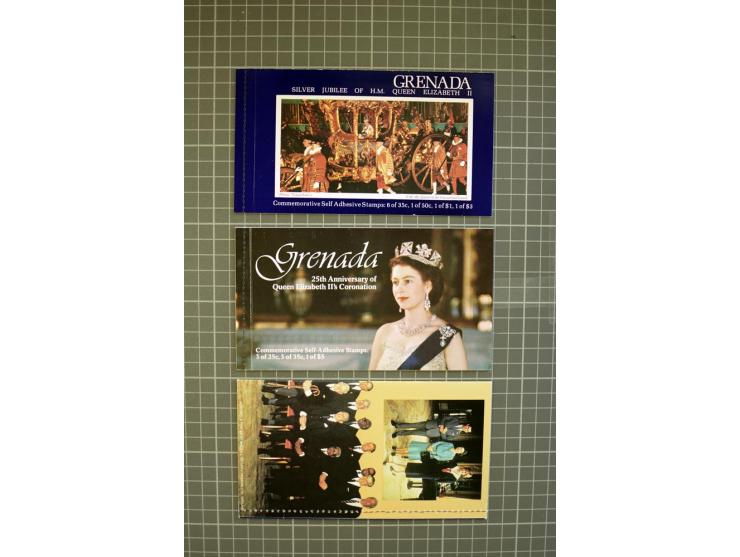 1876/1980, mounted and unmounted mint collection with better stamps like SG #153-163d, also some booklets, from 1971 on unmou