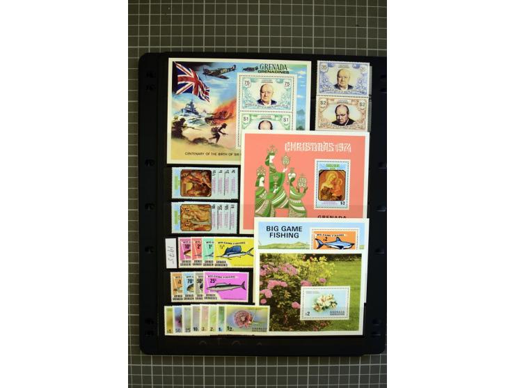 1876/1980, mounted and unmounted mint collection with better stamps like SG #153-163d, also some booklets, from 1971 on unmou