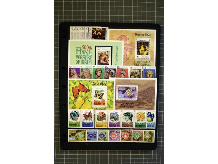 1876/1980, mounted and unmounted mint collection with better stamps like SG #153-163d, also some booklets, from 1971 on unmou