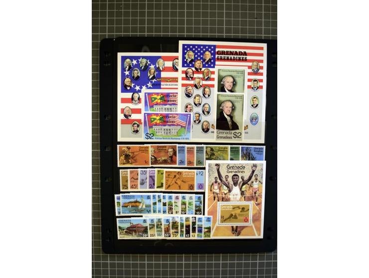 1876/1980, mounted and unmounted mint collection with better stamps like SG #153-163d, also some booklets, from 1971 on unmou