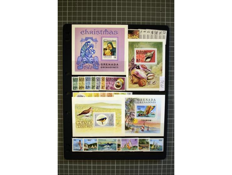 1876/1980, mounted and unmounted mint collection with better stamps like SG #153-163d, also some booklets, from 1971 on unmou