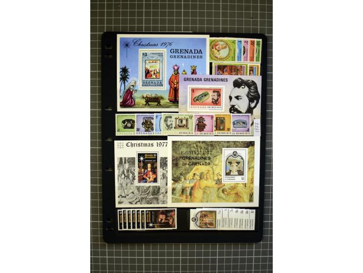 1876/1980, mounted and unmounted mint collection with better stamps like SG #153-163d, also some booklets, from 1971 on unmou