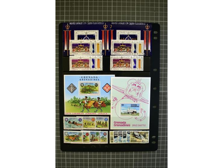 1876/1980, mounted and unmounted mint collection with better stamps like SG #153-163d, also some booklets, from 1971 on unmou